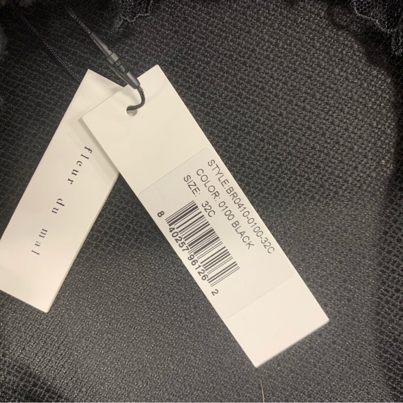 Fleur du mal, soutient gorge, 32c, noir, jamais porté - Picture 2 of 3